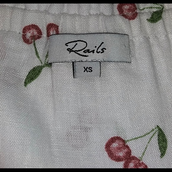 Rails August Red Cherries Dress in White - Picture 14 of 16